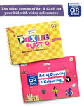 Firefly Pixie Dust And Art Of Drawing And Colouring Books 4 | Art And Craft Diy Kit With Material, Videos | Activity Books For 3