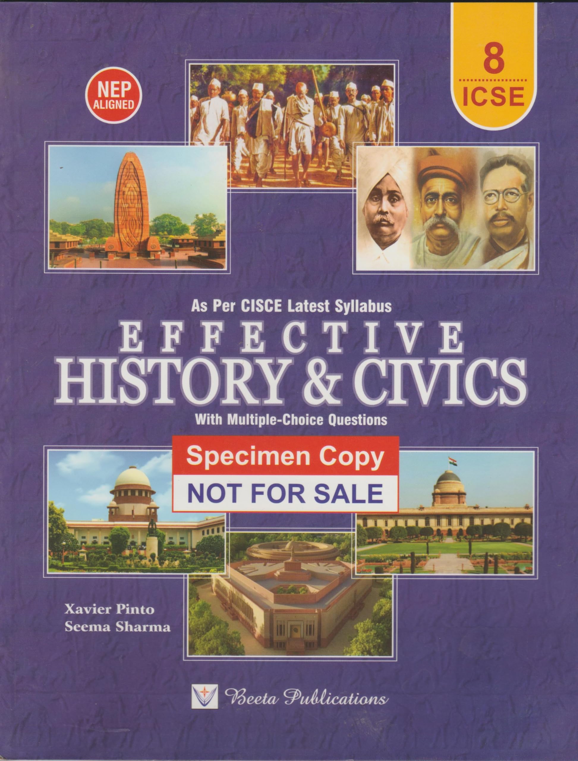 Effective History & Civics with Multiple Choice Questions for ICSE Class 8 | As per CISCE Latest Syllabus