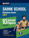 Arihant AISSEE Sainik School Class 9 Entrance Exam 2027 | 10 Solved Papers (2026 2017) | Errorless & Authentic Solutions