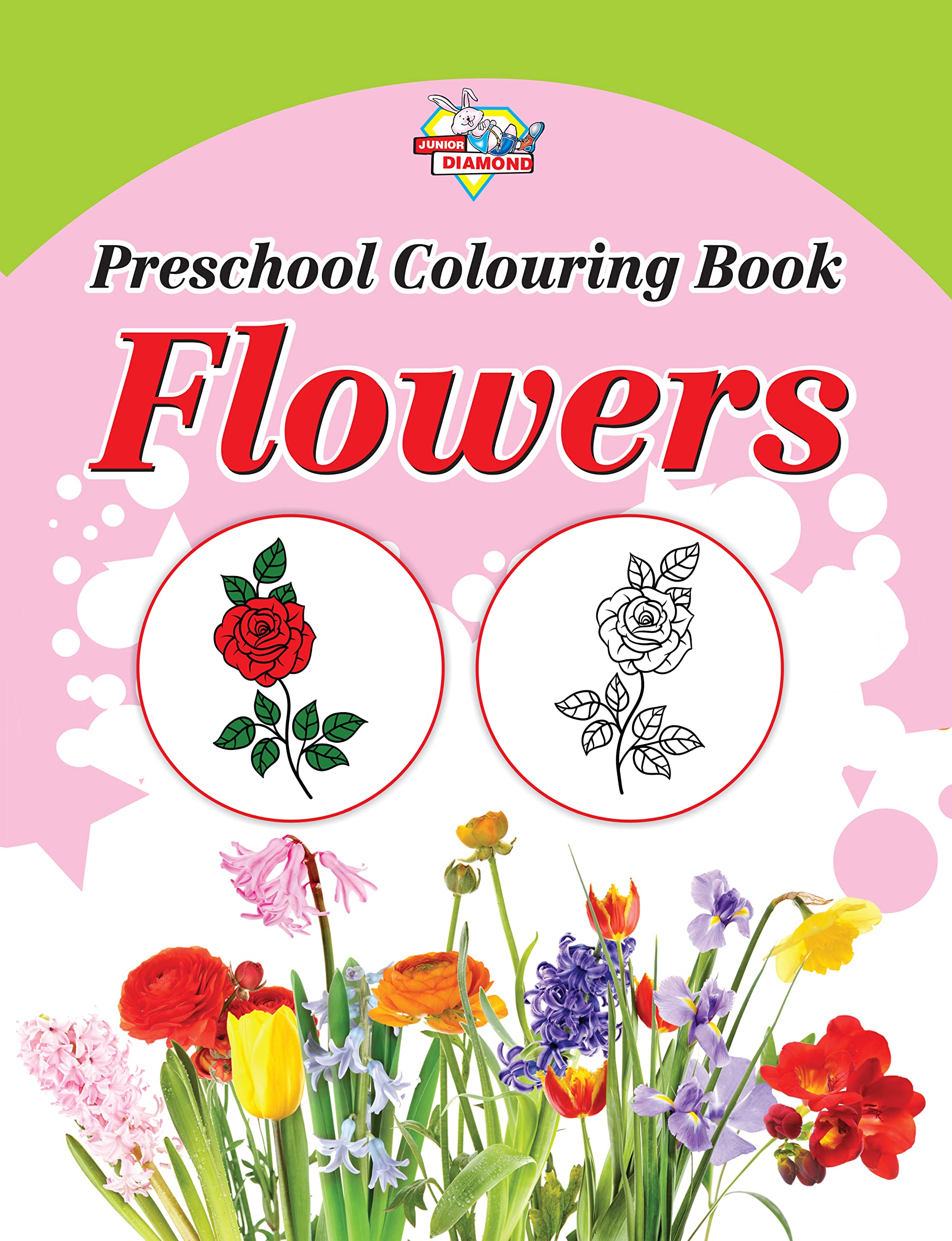 Preschool Colouring Book Flowers Pb English