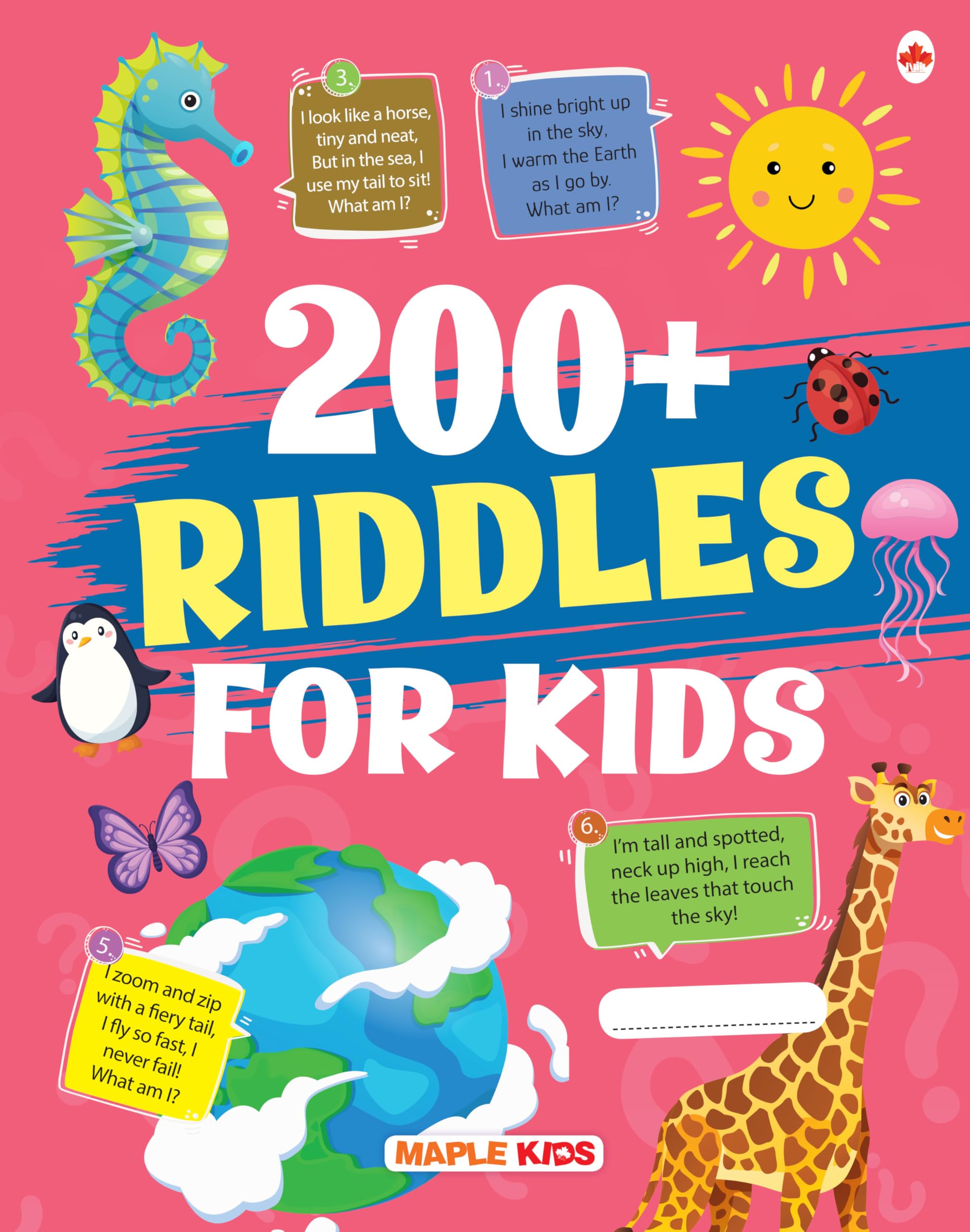 Activity Book for Kids  200+ Riddles  Brain Teasers for kids  Puzzle Books for Brain Development  Rhyme riddles for Kids  A