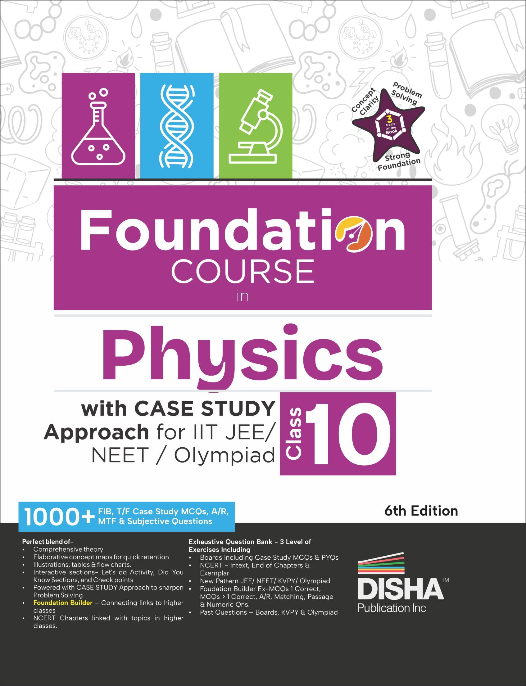 Disha Foundation Course In Physics Class 10 With Case Study Approach For Iit Jee/ Neet/ Olympiad  6Th Edition