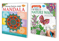 Mandala And Nature Walk | 32 Designs Sawan Set Of 2 Books