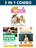 MTG International Mathematics Olympiad (IMO) Workbook, PrepGuide & Previous Years Papers (PYQs) with Mock Test Paper Class 3  