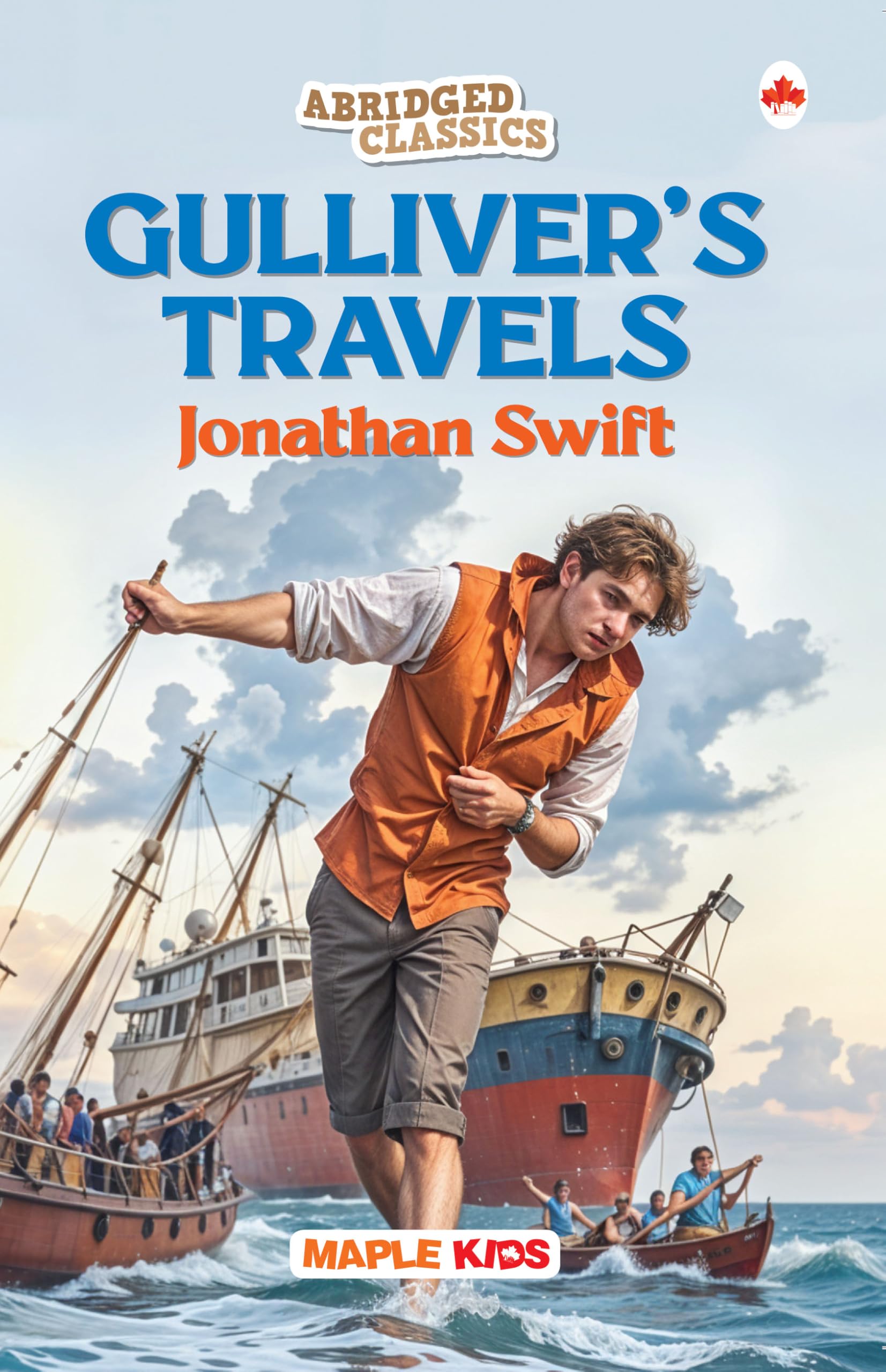 Gullivers Travels (Abridged Classics) (Illustrated)  Novel  Story Book for Kids  English Stories for Children  Age 6+  Id