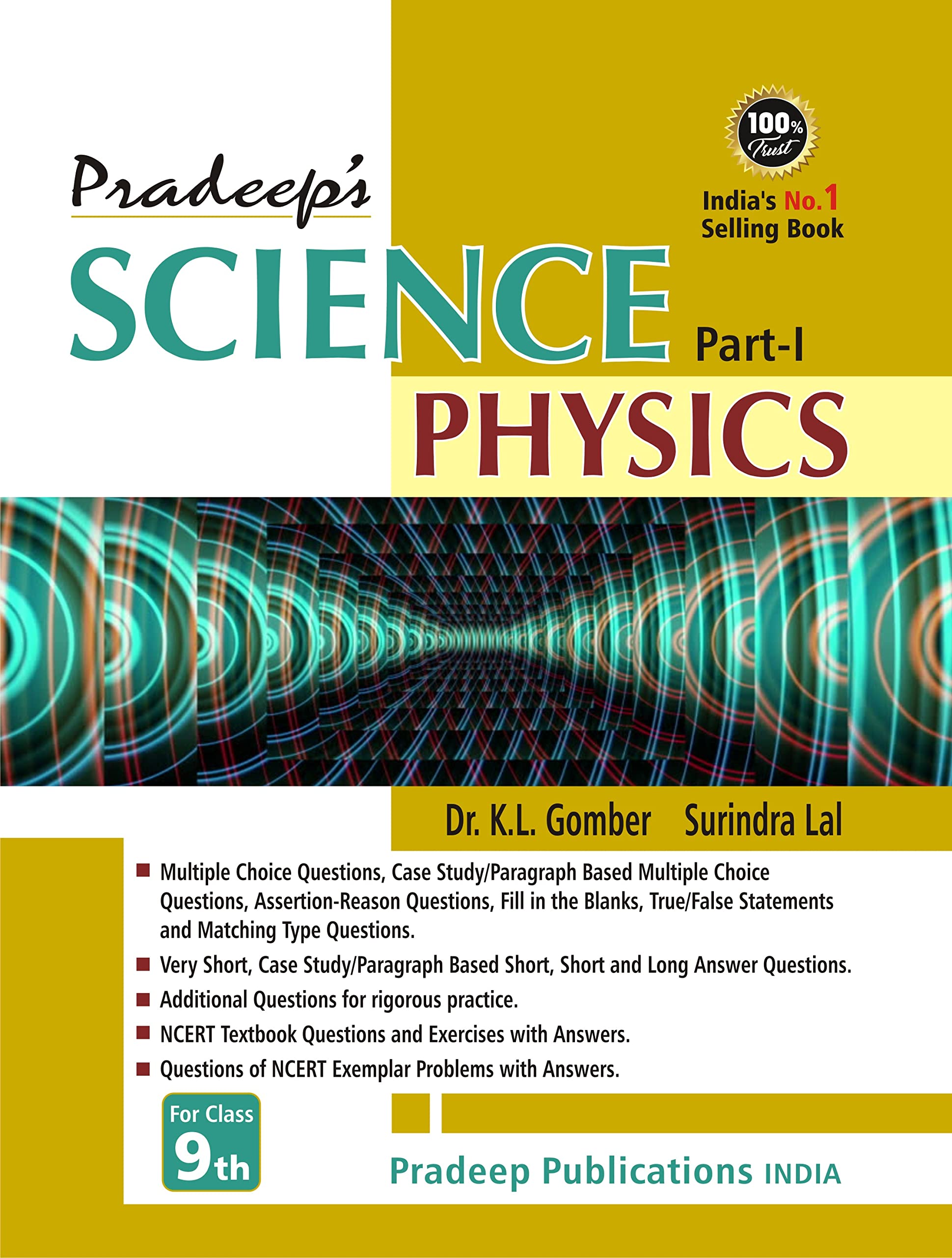 Pradeeps Science Physics Part  I for Class 9  Examination 202223