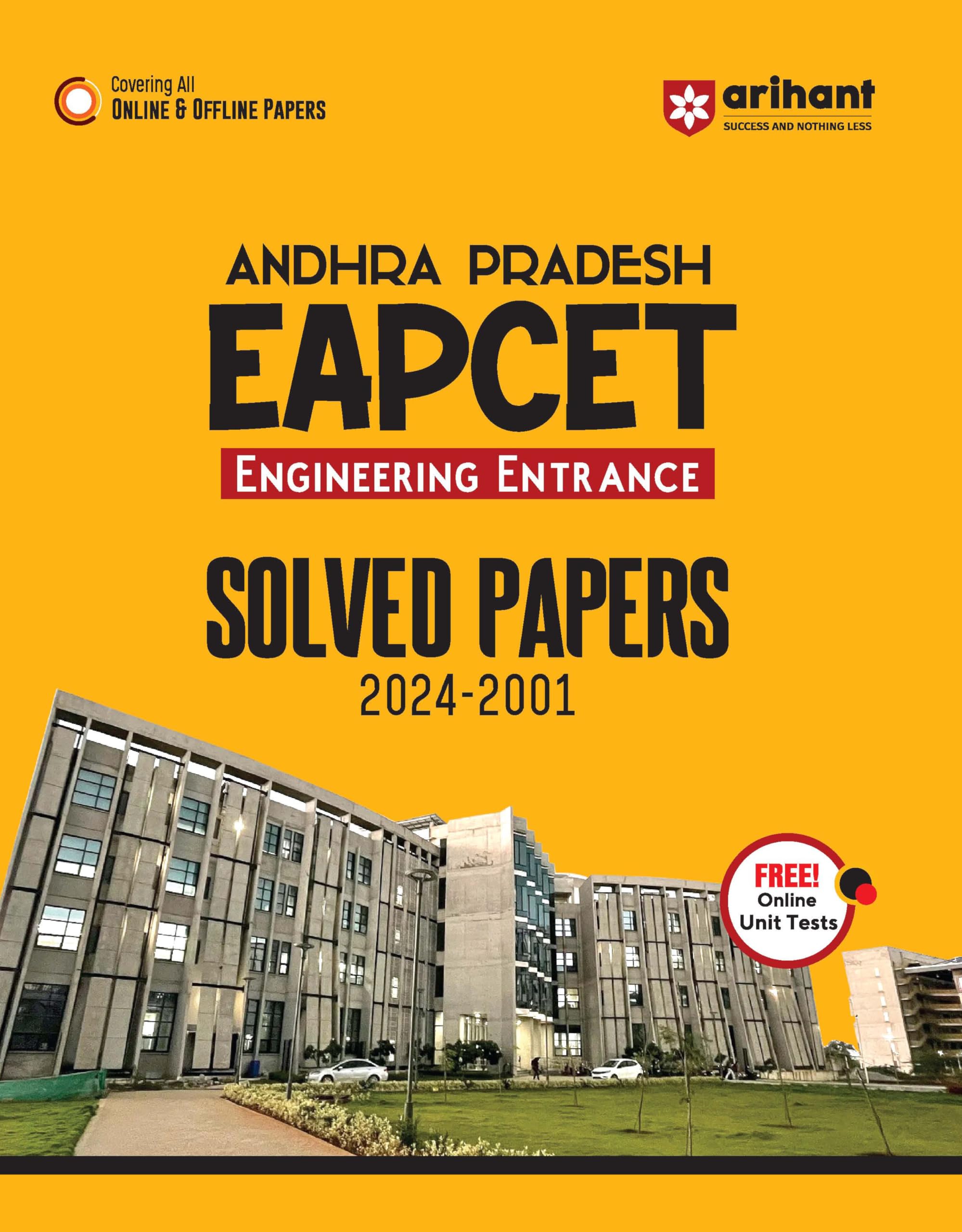 (OLD EDITION) Arihant Andhra Pradesh EAPCET Engineering Entrance Solved Papers