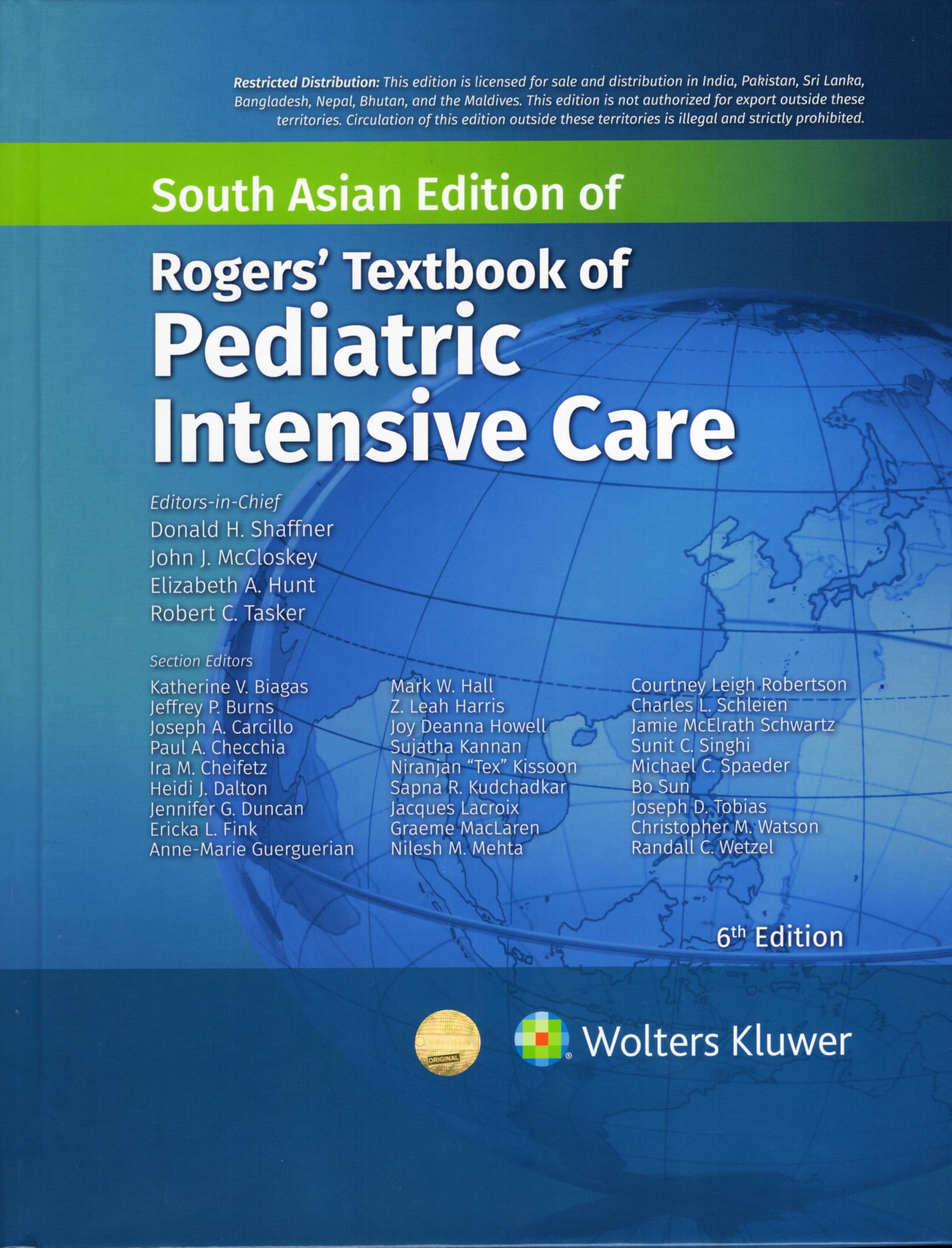 Rogers Textbook Of Pediatric Intensive Care (Sae)