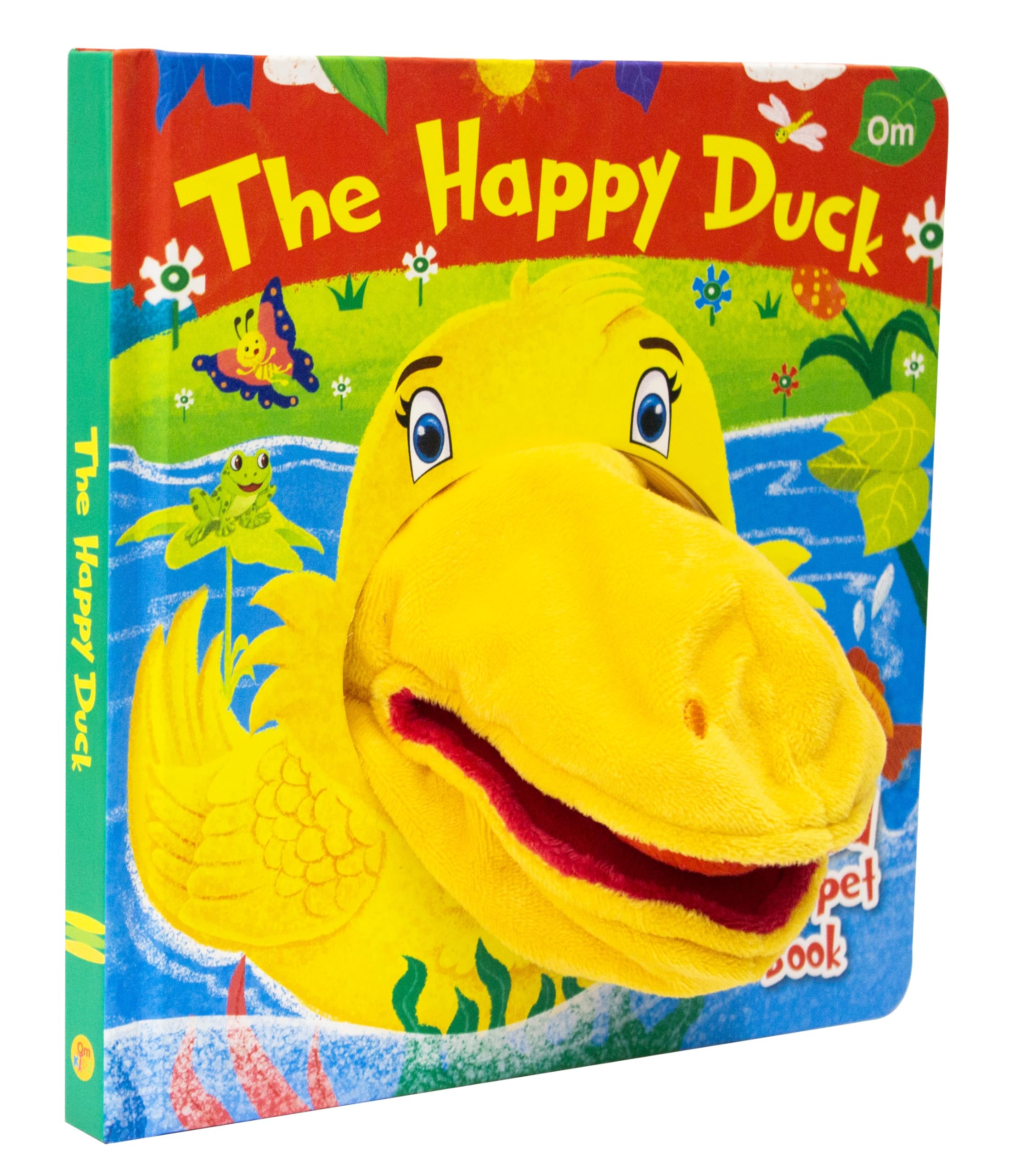 The Happy Duck Hand Puppet Book for Children: Animal Hand Puppet Board Book for Babies | Fun Interactive Duck Toy Book | Touch a