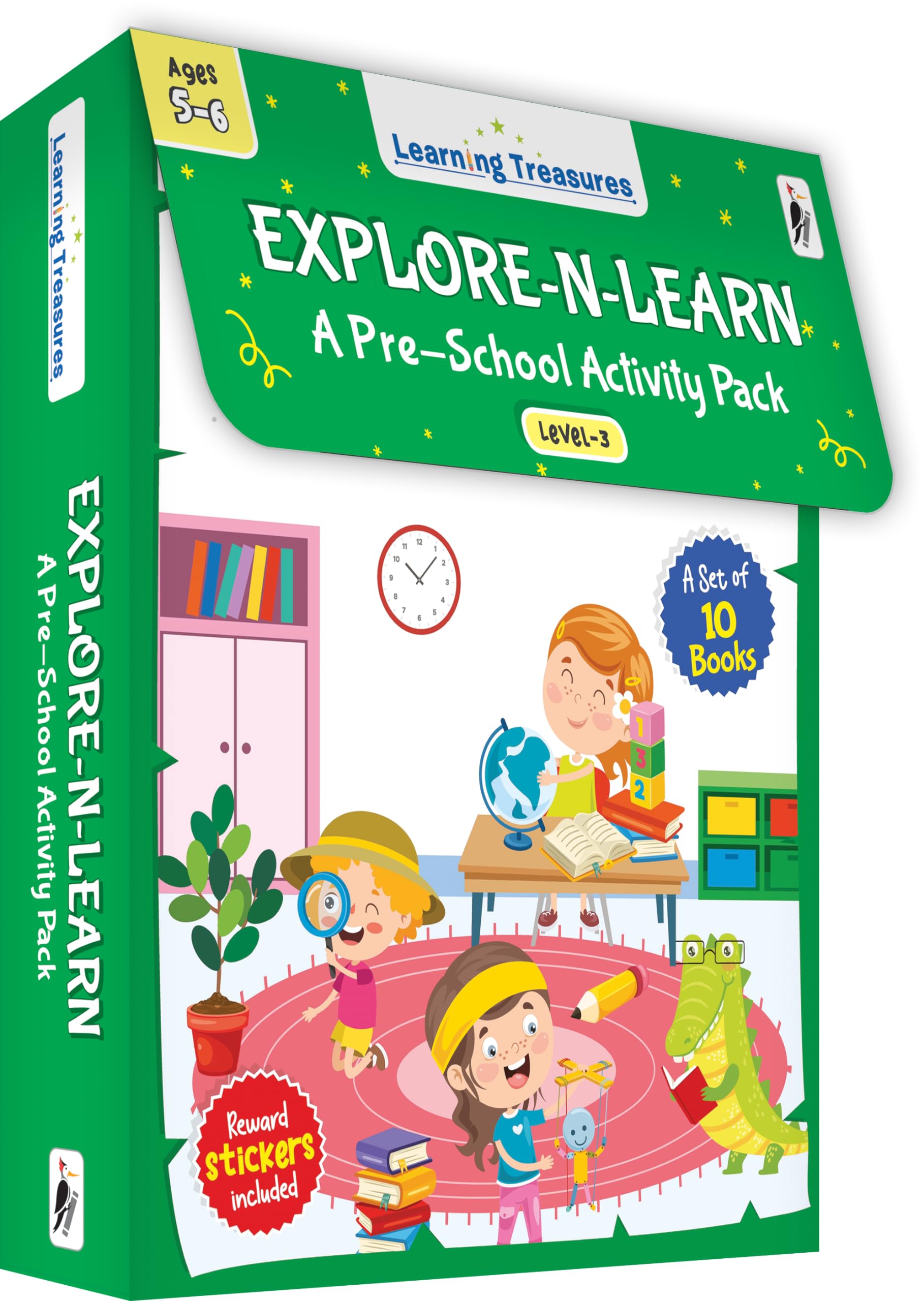 Learning Treasures ExploreNLearn (Set of 10 Books)
