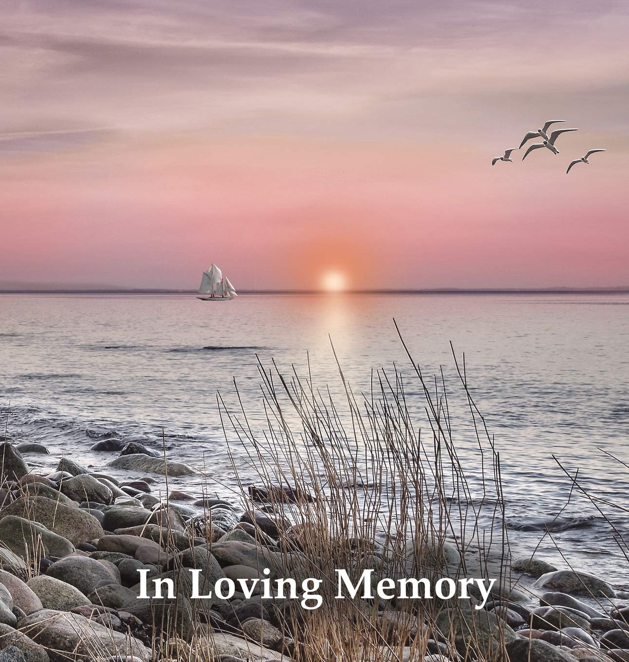 Funeral Guest Book, In Loving Memory, Memorial Guest Book, Condolence Book, Remembrance Book for Funerals or Wake, Memorial Se