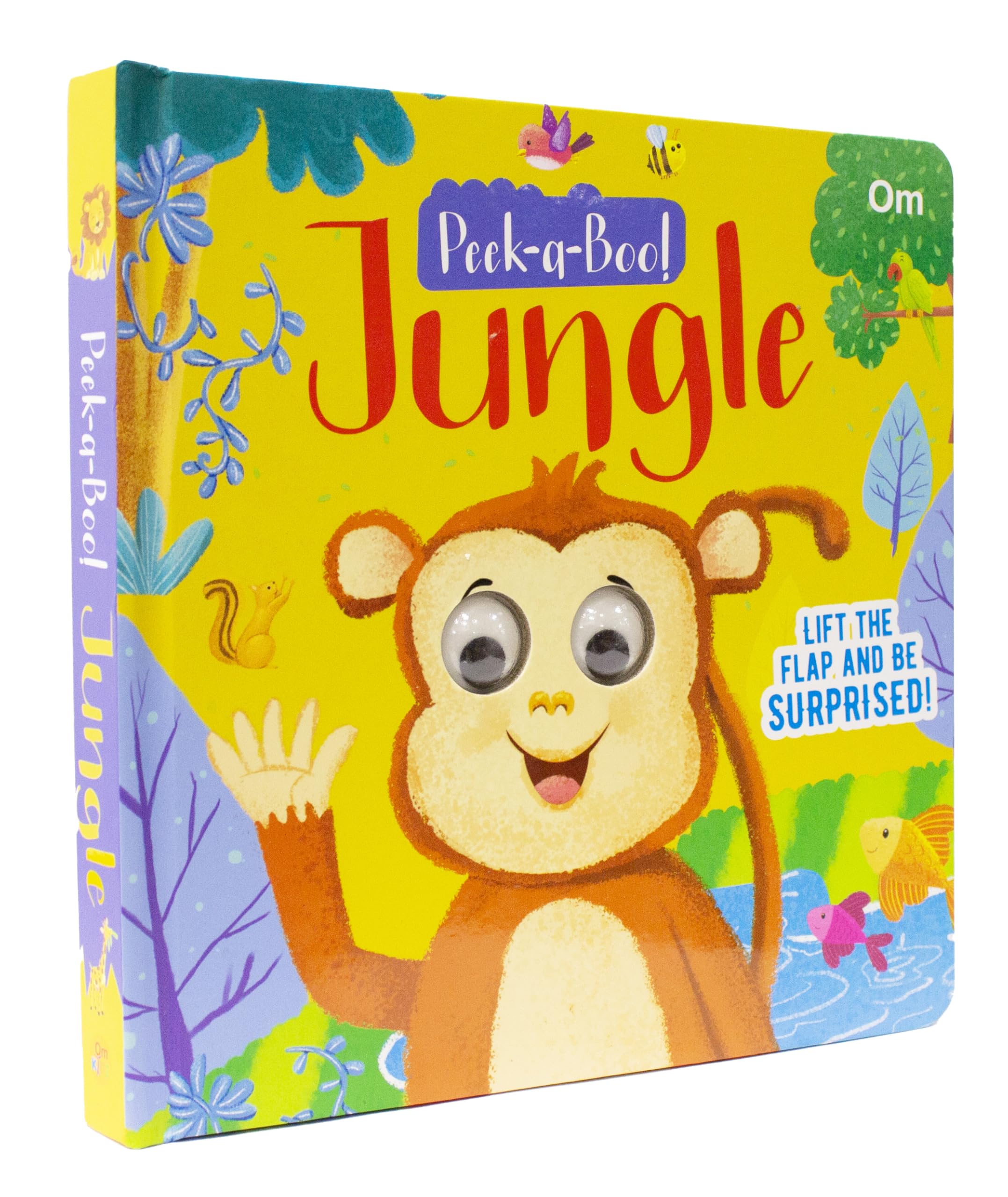 PeekABoo! Jungle Board Book for Children: Lift the Flap Adventure for Babies and Toddlers | Discover Wild Creatures in an Inte