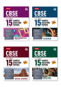 Mtg Cbse Class 10 Scoremore 15 Sample Papers Science, Mathematics Standard, SocialScience & English Books For 20252026 Board E