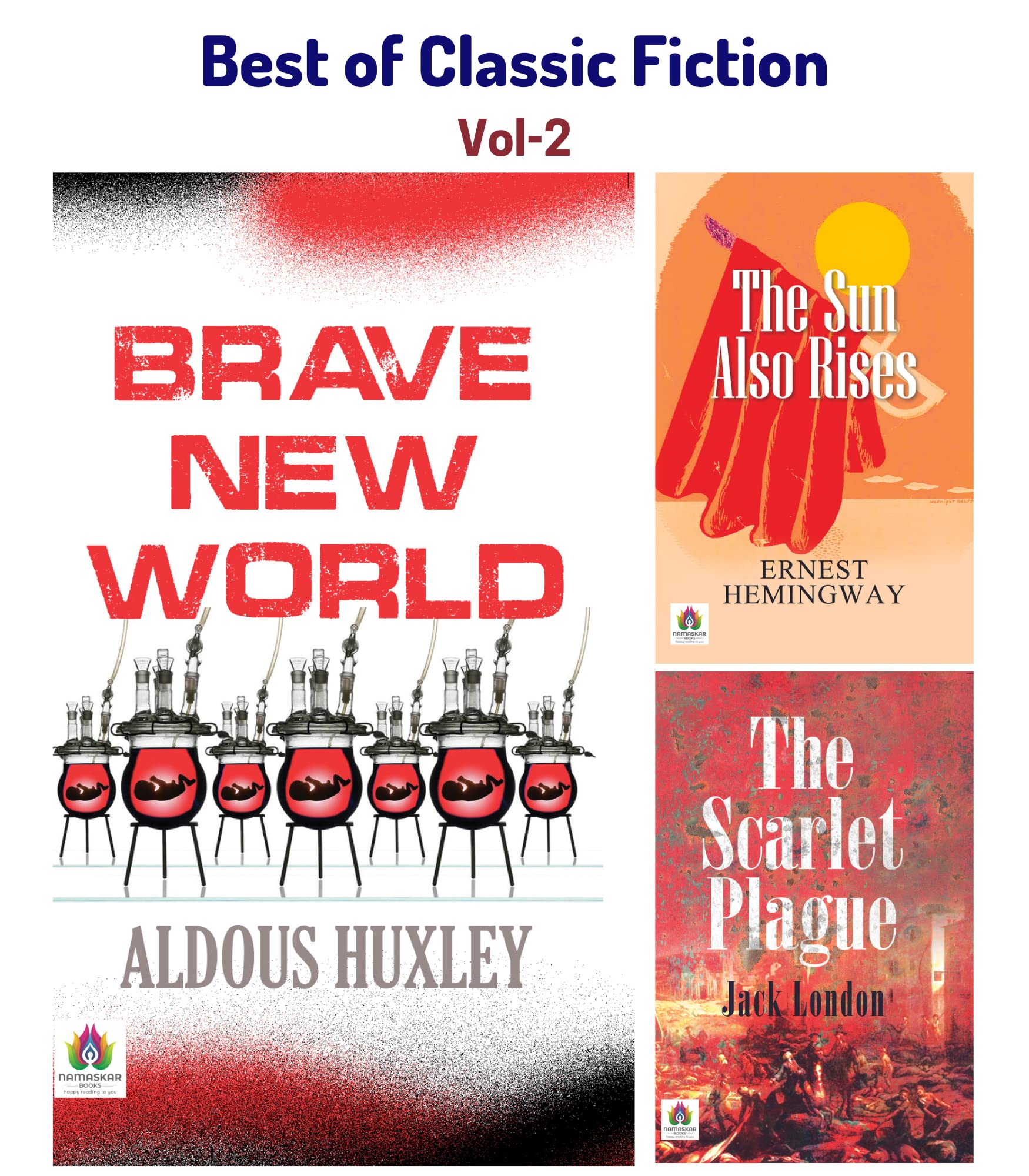 Best of Classic Fiction2 (Brave New World/ The Sun Also Rises/ The Scarlet Plague) (Set of 3 Books)