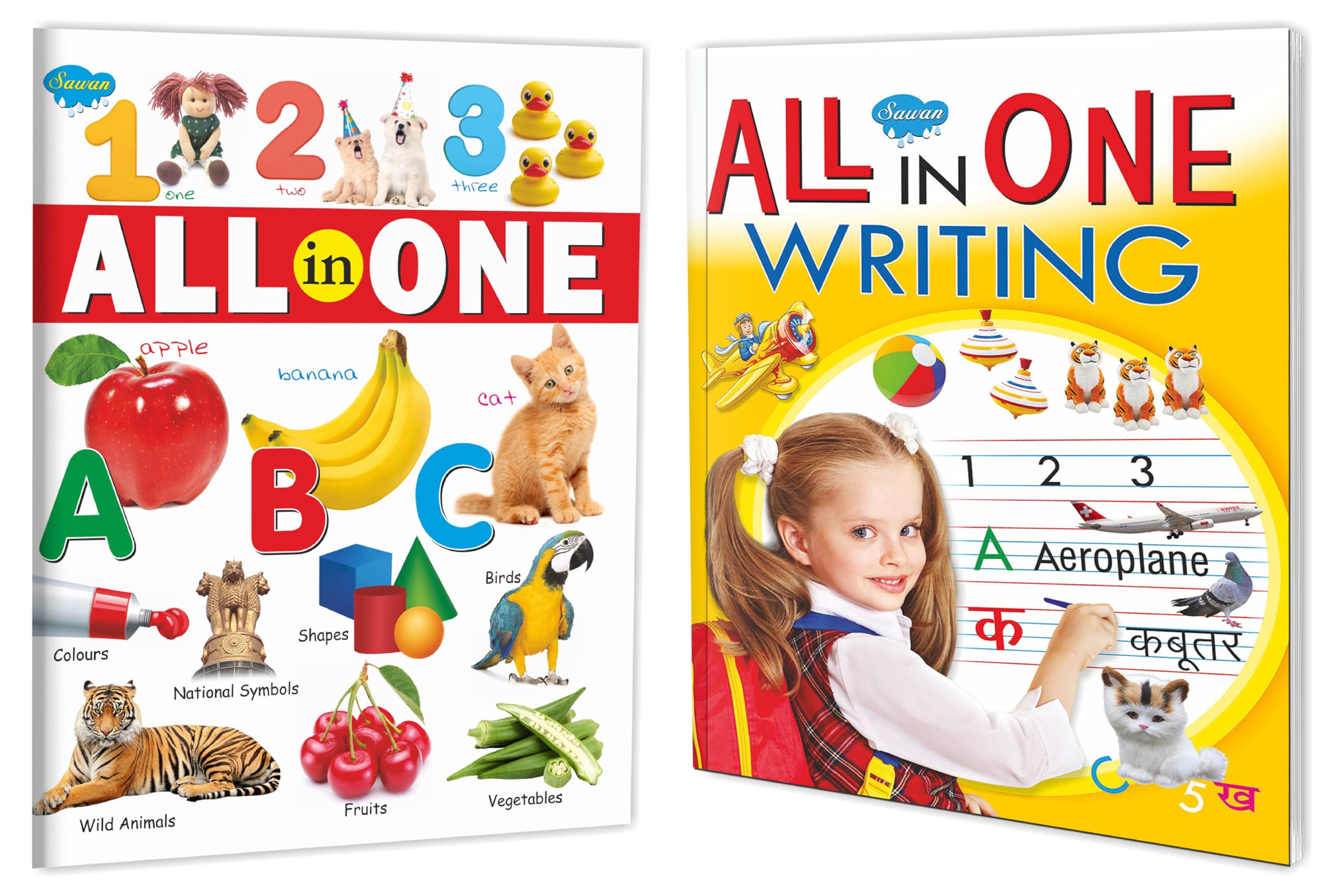 My First Learning Library Of All In One Reading And Writing | Set Of 2 Books (Age 2+)