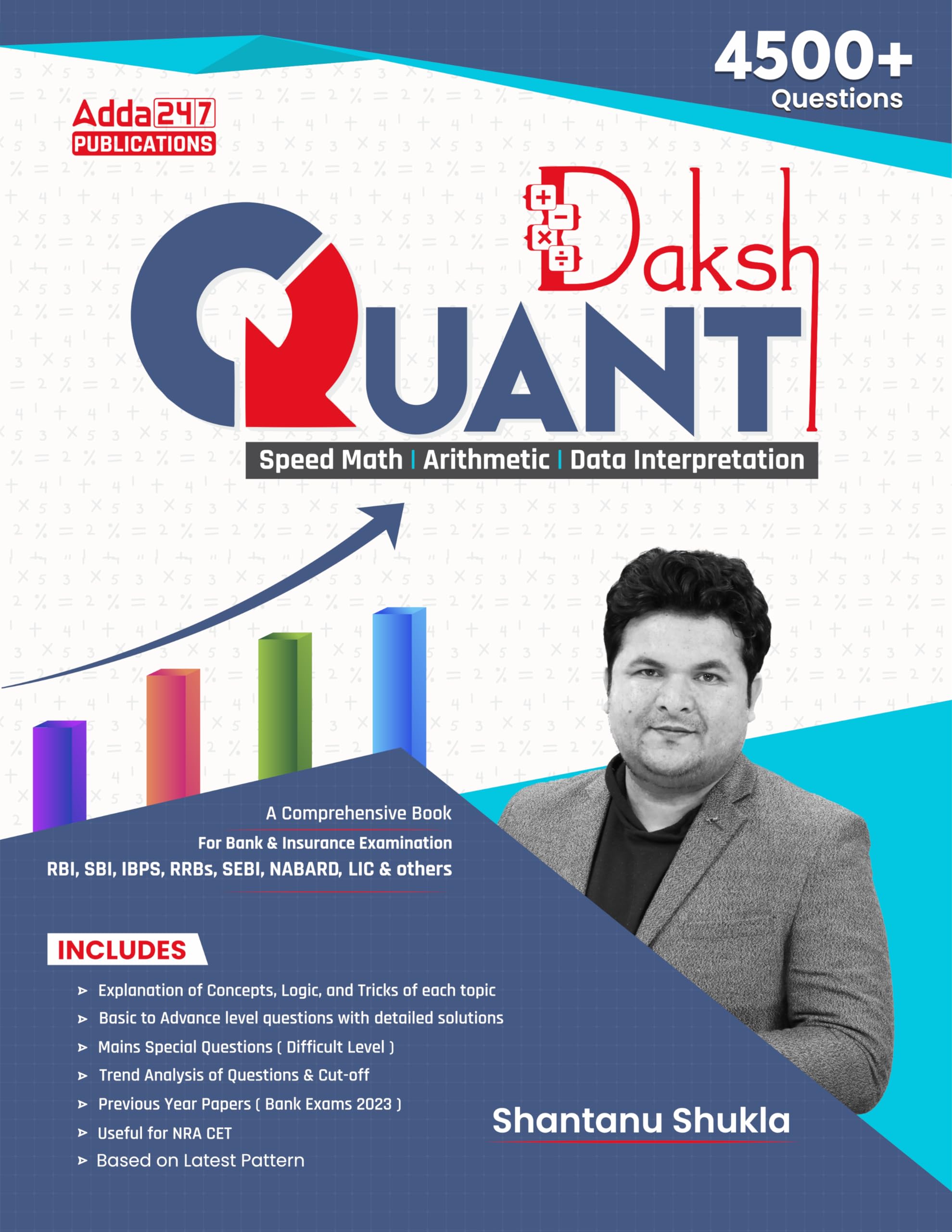 Quantitative Aptitude By Shantanu Shukla |Daksh Math|Arithmetic | Data Interpretation|For Rbi |Sbi | Ibps| Rrb| Sebi| Nabard | S