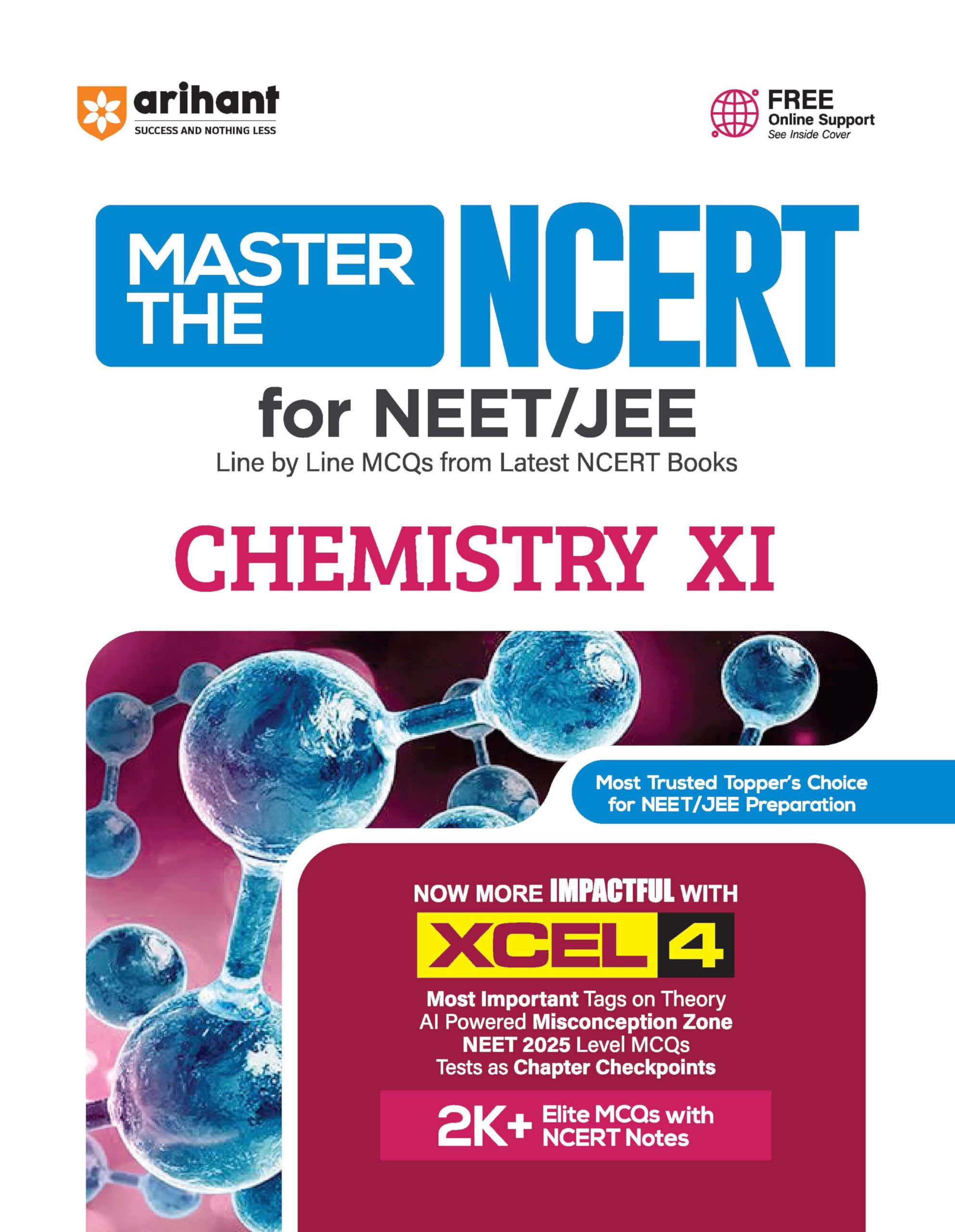Arihant Master the NCERT Chemistry Class 11 | For NET, JEE & CUET 202627 | Line by Line MCQs from Latest NCERT Book | NCERTBas