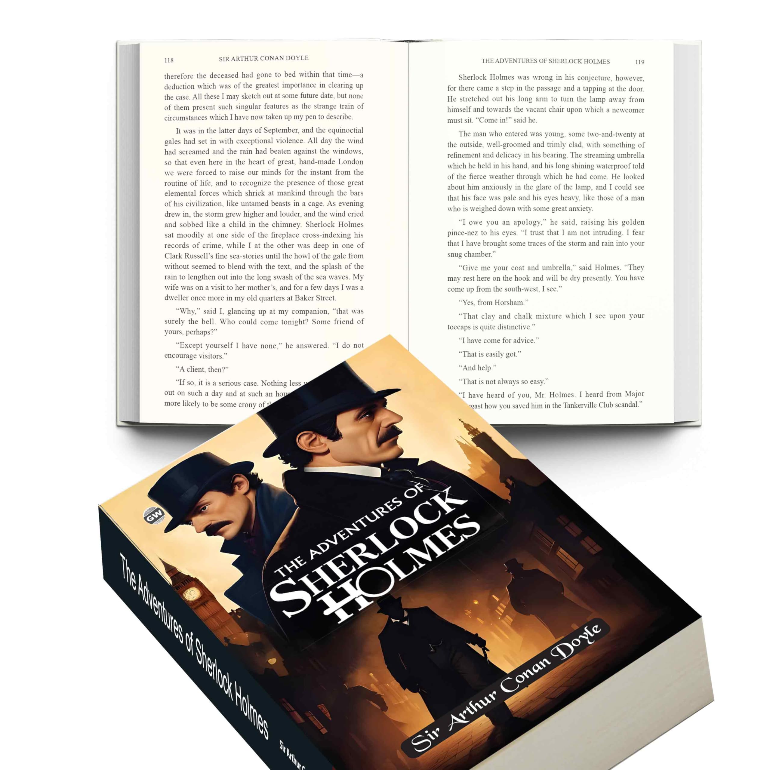 The Adventures of Sherlock Holmes (Paperback) : Famous Sherlock Holmes Collection, Classic English Mystery Tales, Timeless Detec