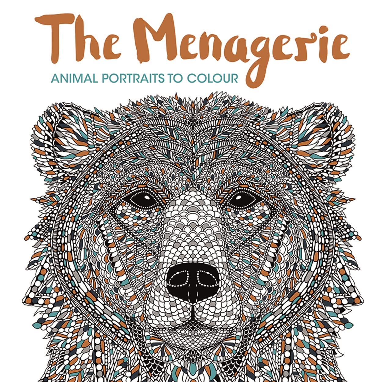Menagerie: Animal Portraits To Colour