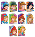 Fascinating Enumerated Enchanted Fairy Tales | Set Of 10 Fairy Tale Boar Book | Cut Out Die Cut Shape Story Books