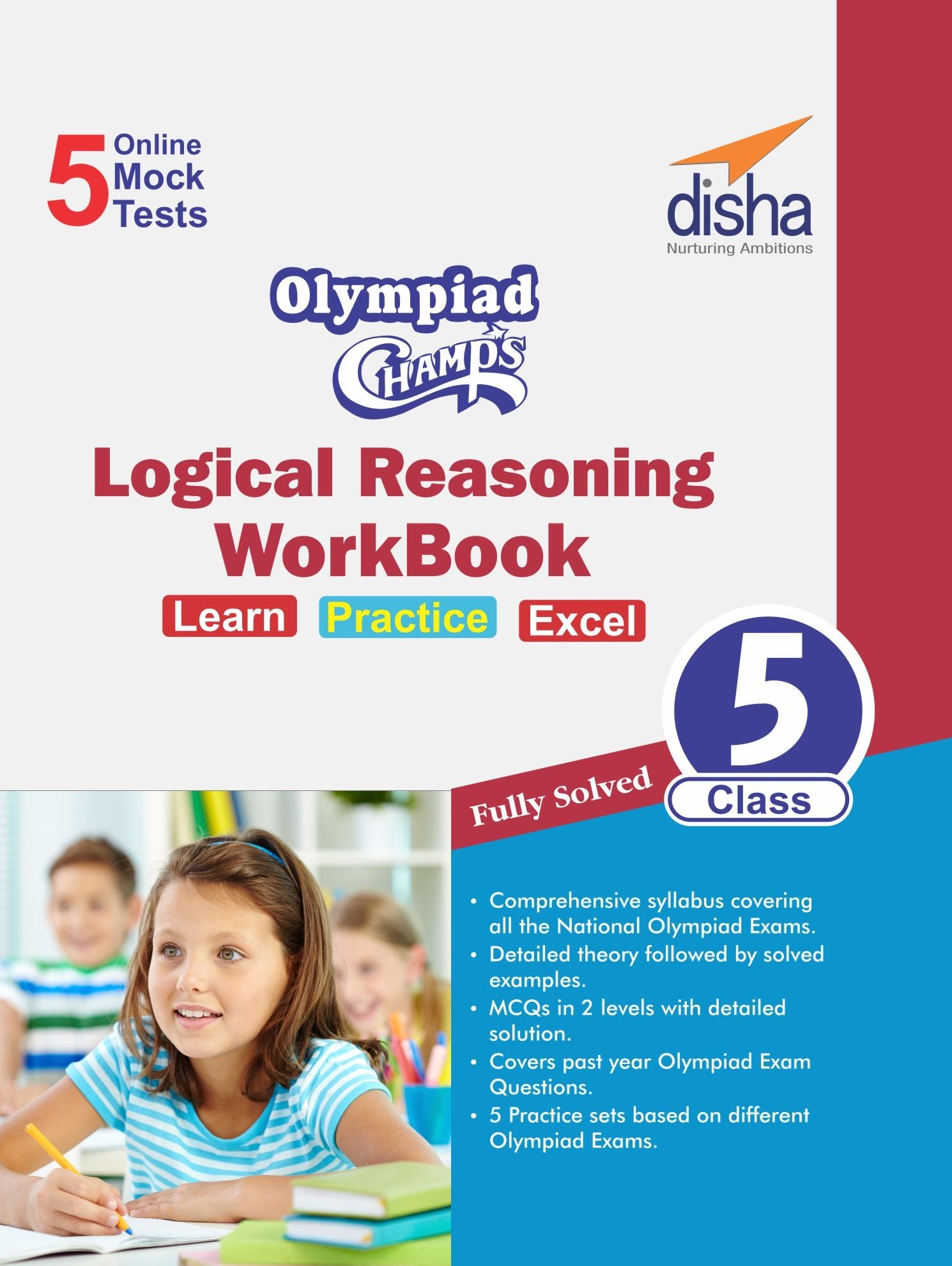 Olympiad Champs Logical Reasoning Workbook Class 5 With 5 Mock Online Olympiad Tests