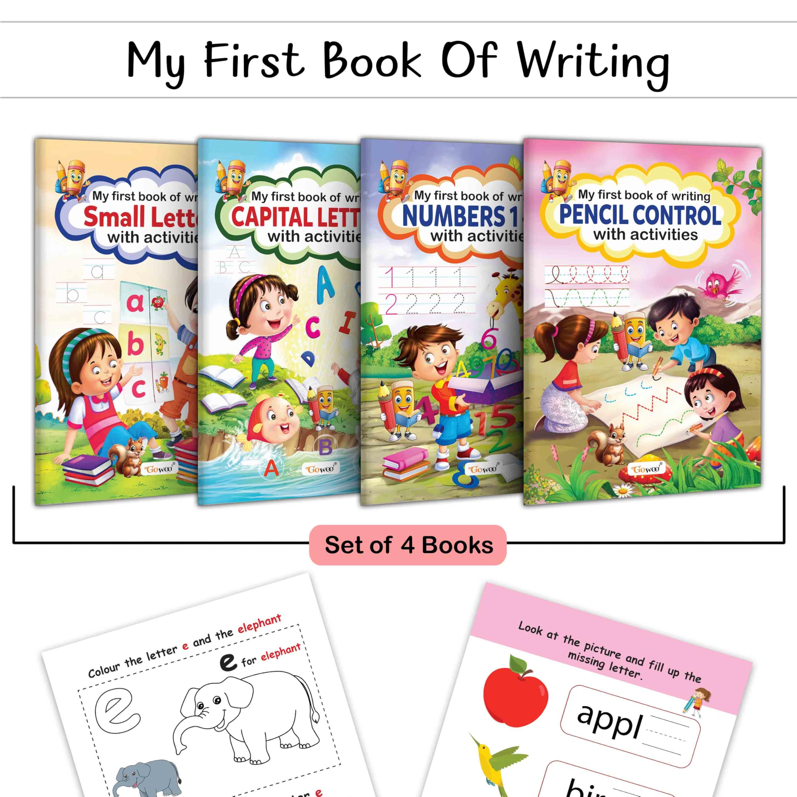 Writing Essentials for Kids : ActivityPacked Workbook : Kids educational books, Handwriting practice for kids, learning to wri