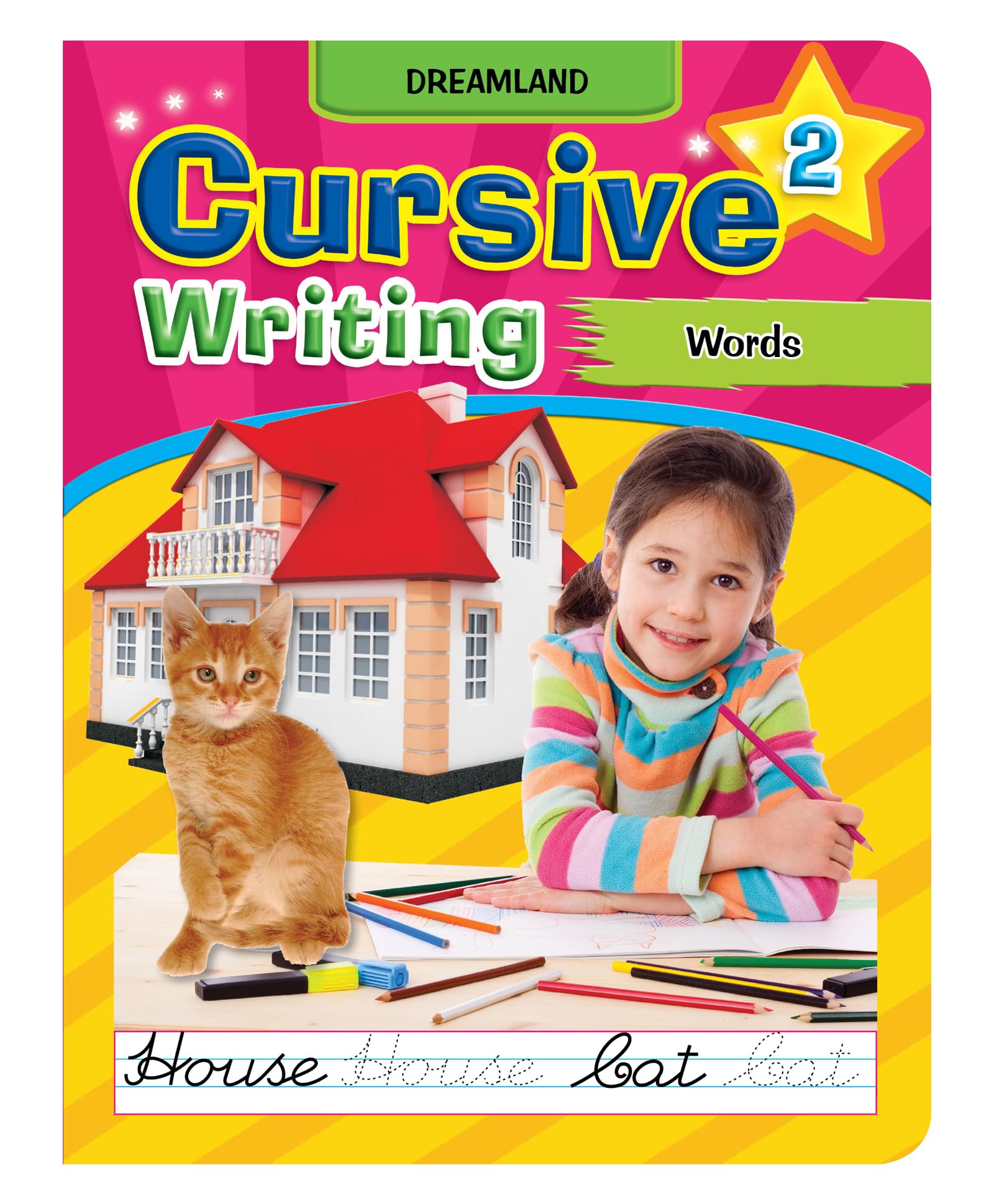 Cursive Writing Book for Kids  Word Formation Practice (Part 2) | Fun Cursive Handwriting Activities to Learn and Write Words C