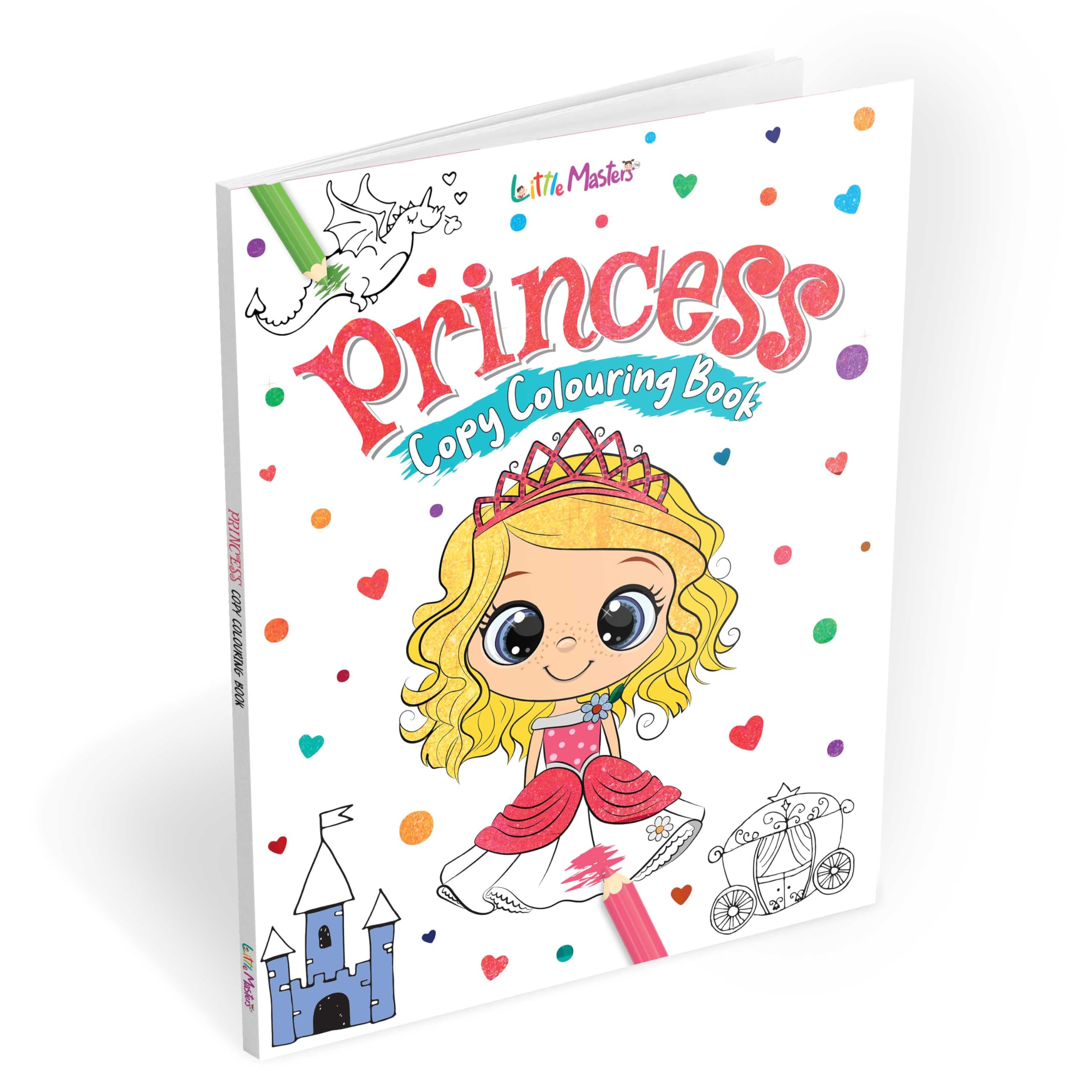 Princess Copy Colouring Book  Colouring Activity for Childrens