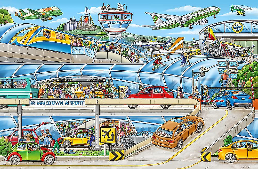 My Big WimmelbookAt the Airport: A LookandFind Book (Kids Tell the Story) (My Big Wimmelbooks)