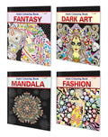 Fantasy, Dark Art, Mandala and Fashion  Adult Colouring Book : Creative Coloring for Adults, Relaxing Coloring Book, Coloring B