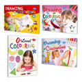 Drawing & Colouring Books | Complete Pack Of 4 Books