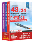 Disha Combo (Set Of 3 Books) Errorless 48 Years Jee Advanced (1978  2025) & 24 Year Jee Main (2002  2025) Physics, Chemistry &