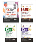 Old Edition  Disha Combo (Set Of 4 Books) 14 YearWise Prelims & 12 YearWise Mains Upsc Civil Services Previous Year Solved Pa