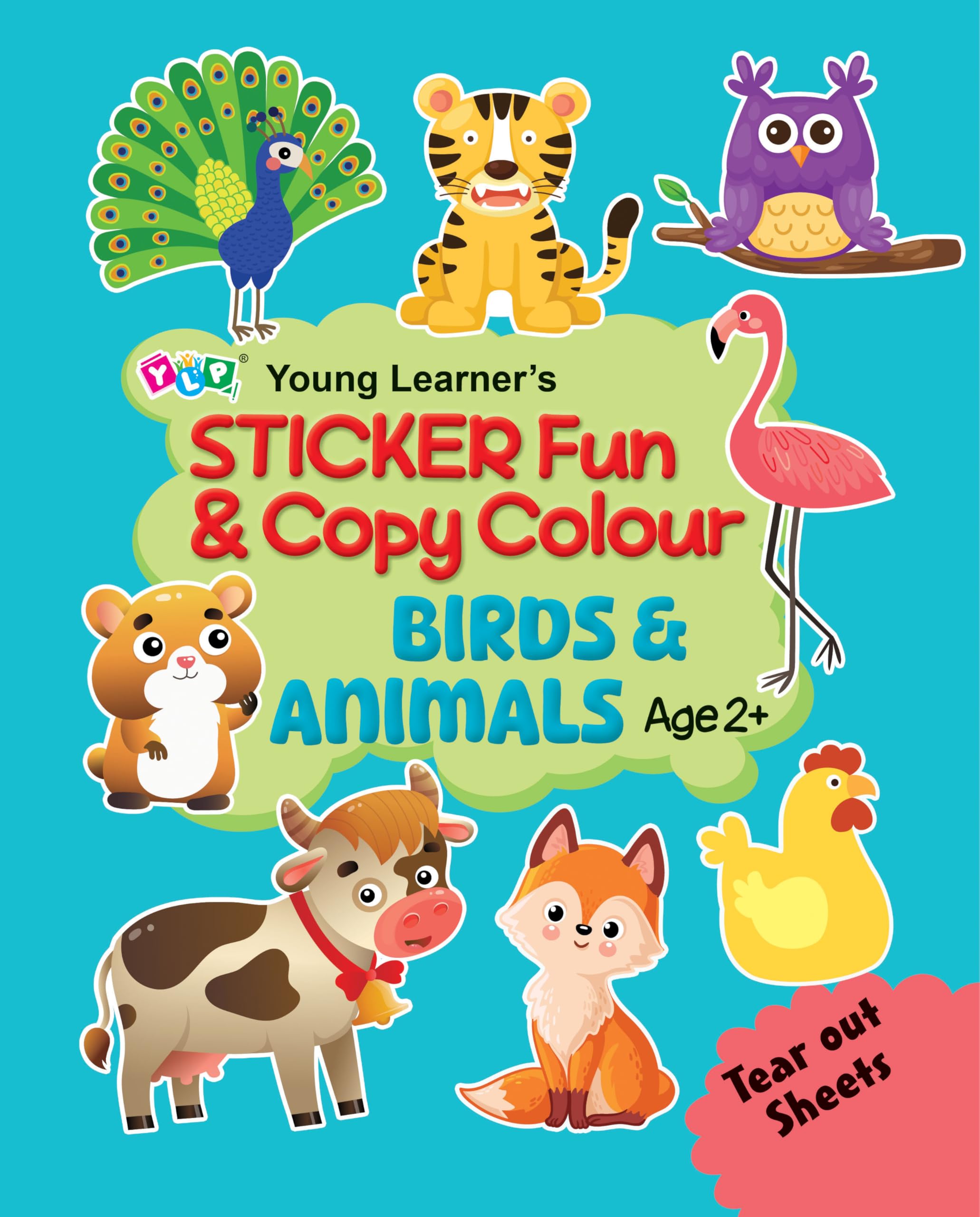 Sticker Fun & Copy Colour Birds & Animals