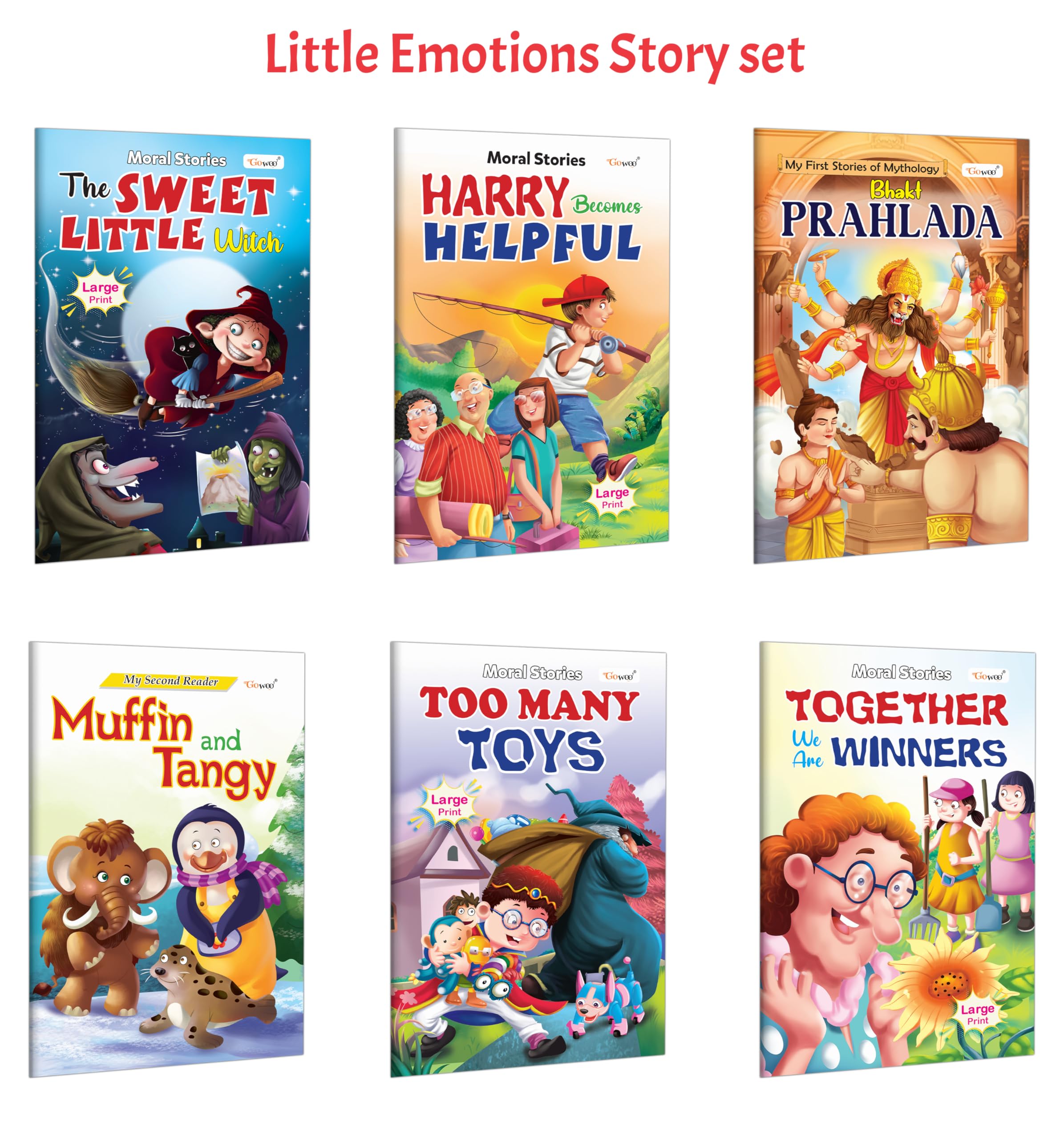Harry Becomes Helpful, The Sweet Little Witch and more : Kids story collection, inspiring tales, mythology reading and playful 