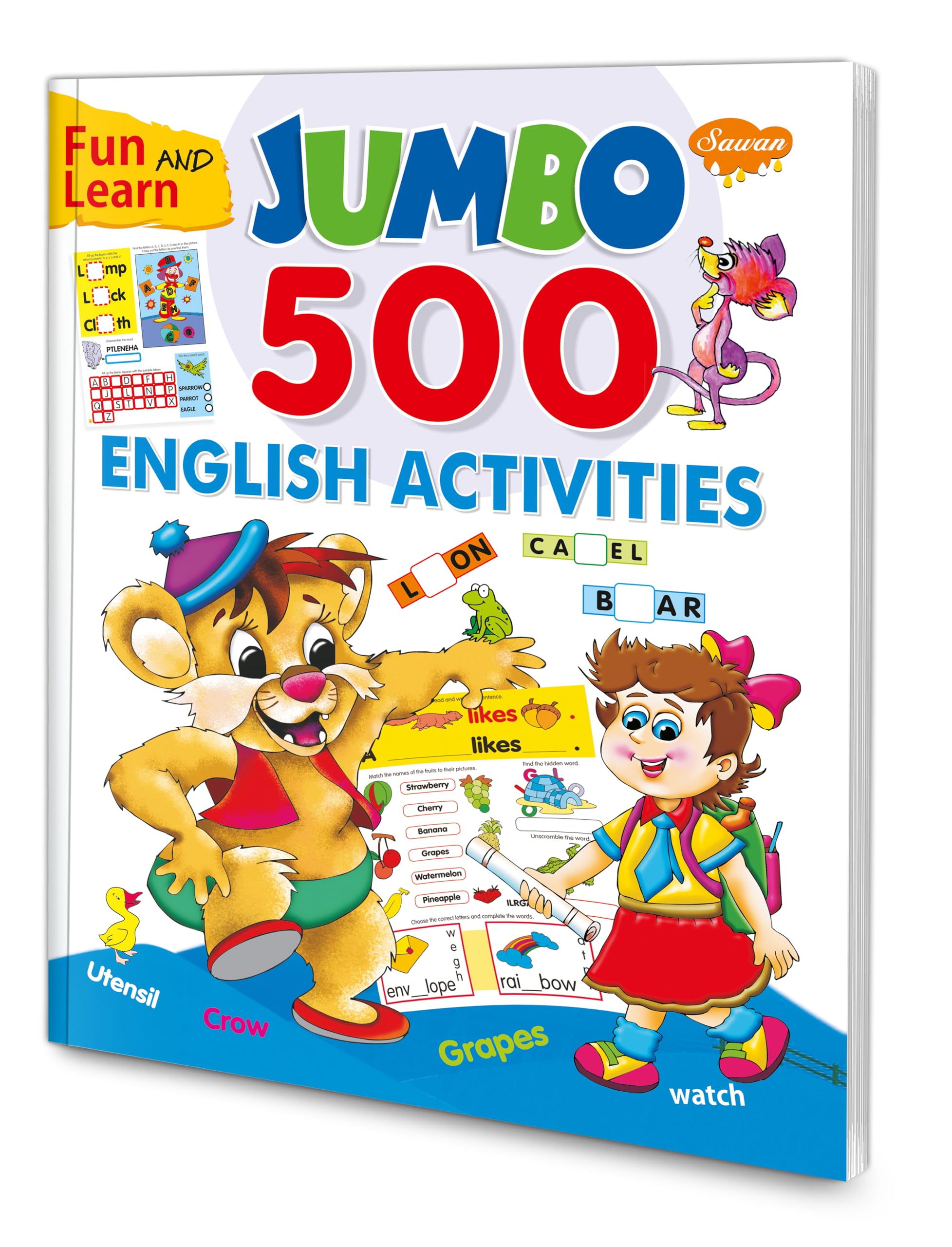 Learn And Fun Jumbo 500 English Activities