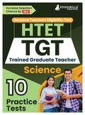 HTET TGT Science Exam Book 2024 (English Edition) | Haryana Teachers Eligibility Test | 10 Practice Tests (1500 Solved MCQ) wi
