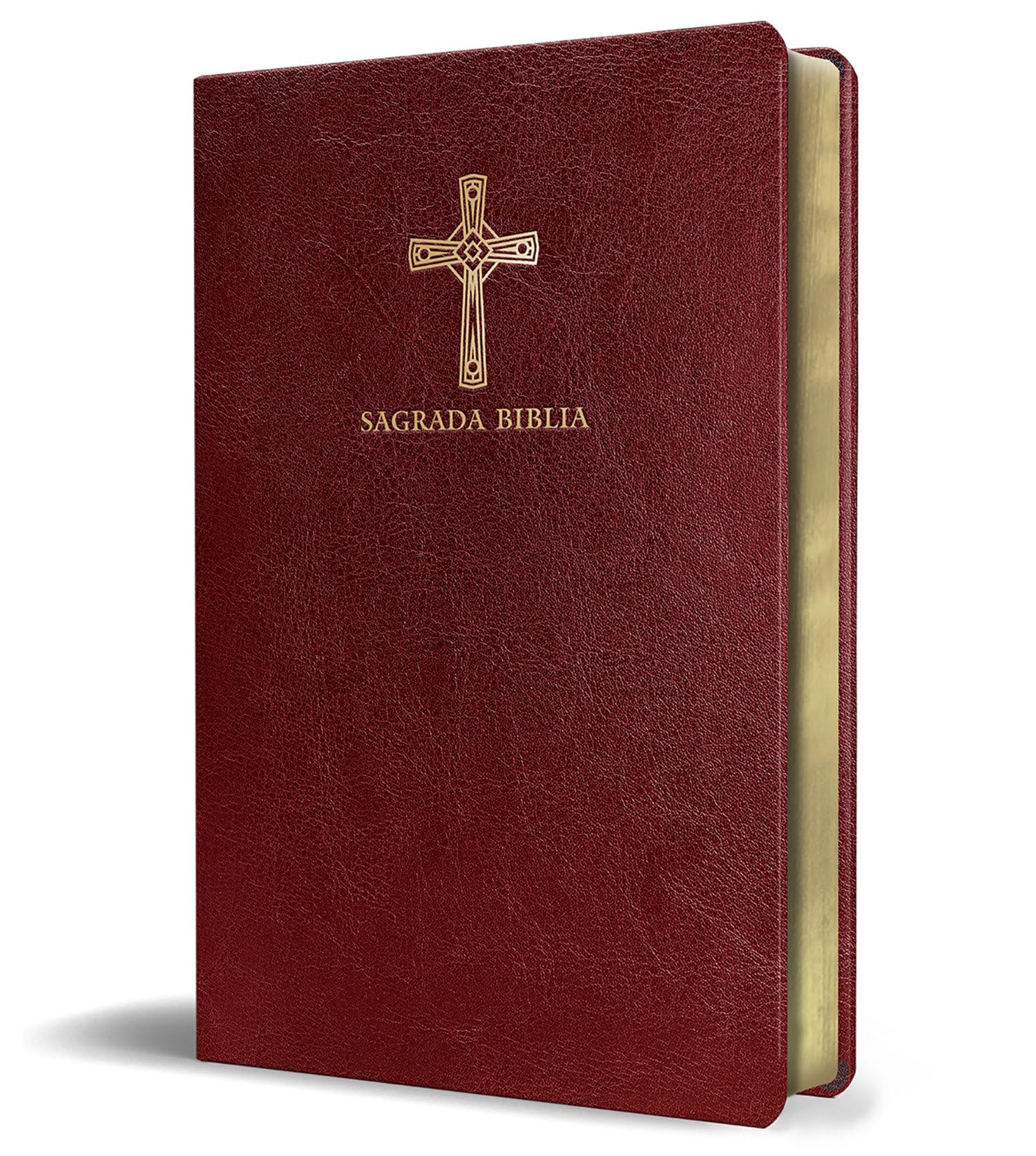 Biblia Catlica en espaol. Smil piel vinotinto, tamao compacto / Catholic Bible. SpanishLanguage, Leathersoft, Wine, Compact