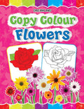 Flowers Colouring Book For Kids Age 35 Years | Copy Colour: Flowers | Fun Preschool Activity To Learn Colours & Flower Names | 