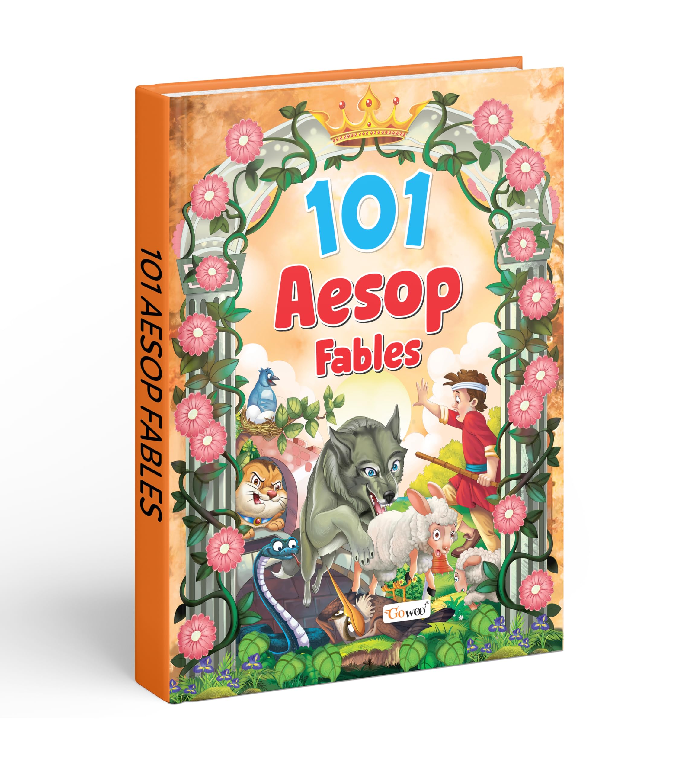 101 Aesop Fables (Ages 312) (Hardbound) : Educational fun learning book, Storybook for kids, Kids learning stories, Bedtime Sto