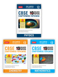 MTG CBSE 10 Years (20242015) Chapterwise Topicwise Solved Papers With Question Bank Class 12 Physics, Chemistry, Mathematics (S