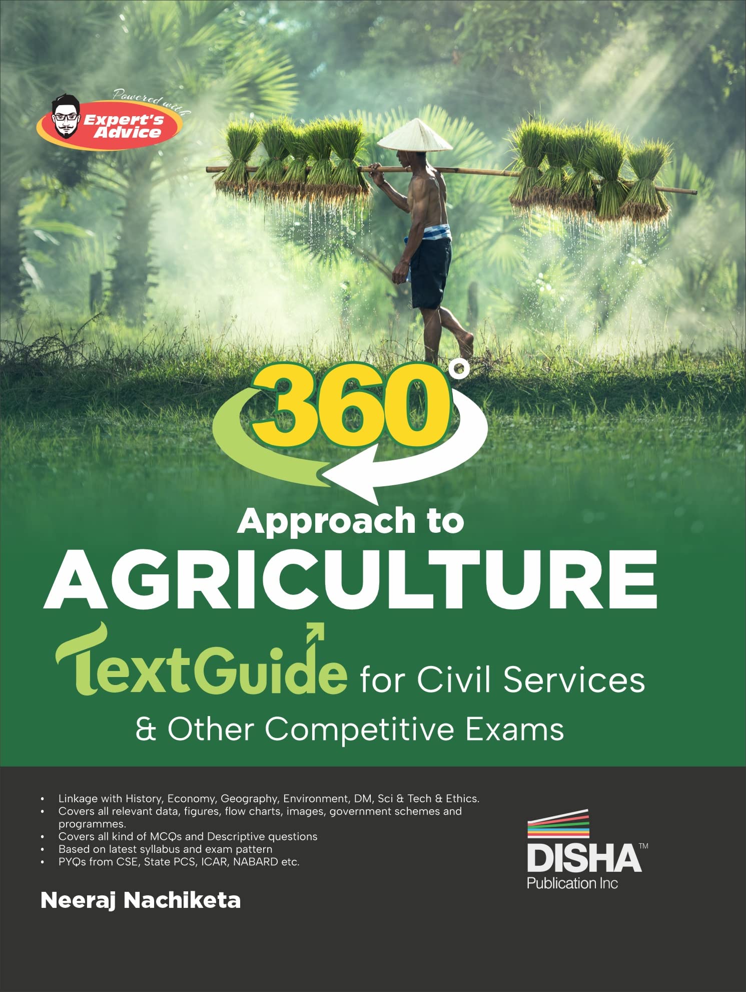 360 Degree Approach To Agriculture Textguide For Civil Services & Other Competitive Exams | Previous Year Questions Pyqs From Cs