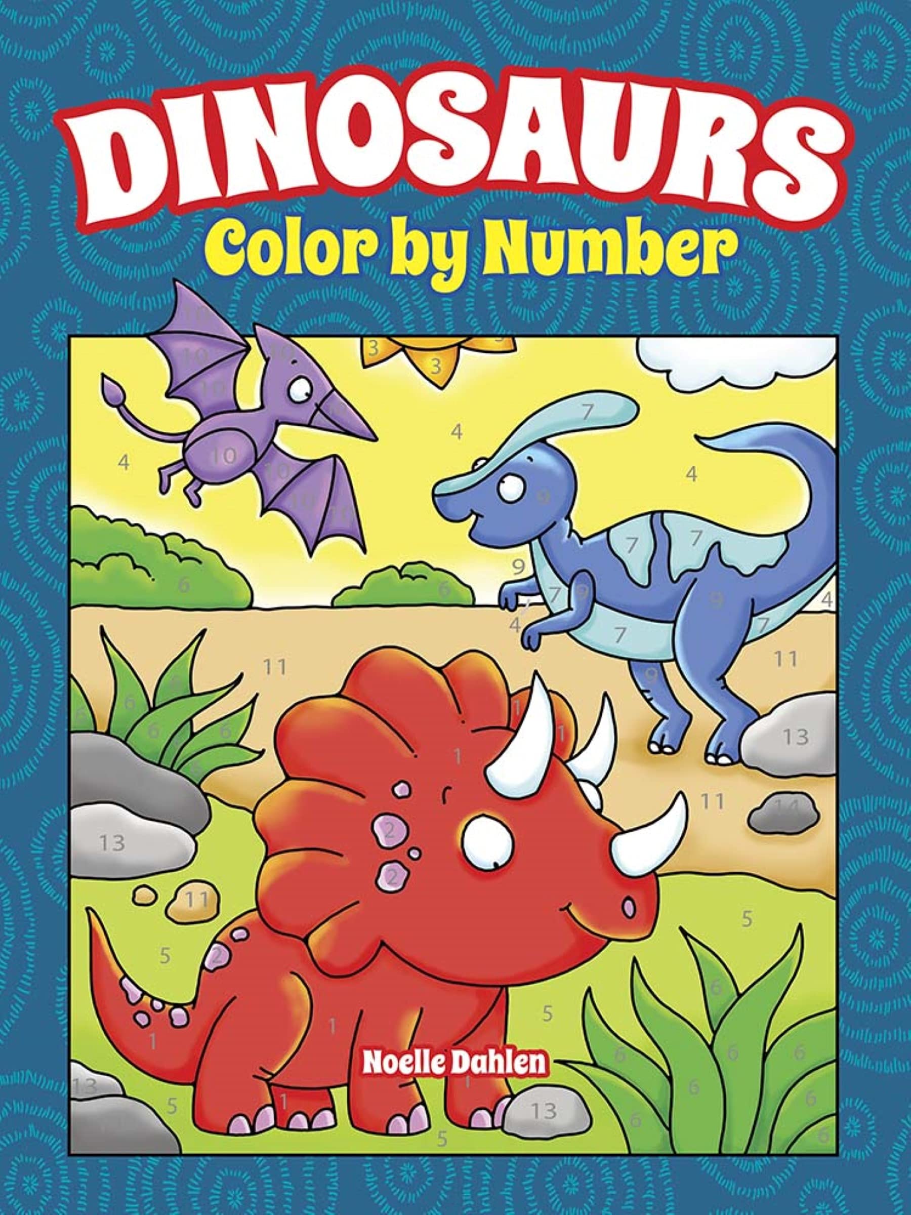 Dinosaurs Color By Number