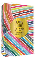 Rainbow One Line a Day: A FiveYear Memory Book