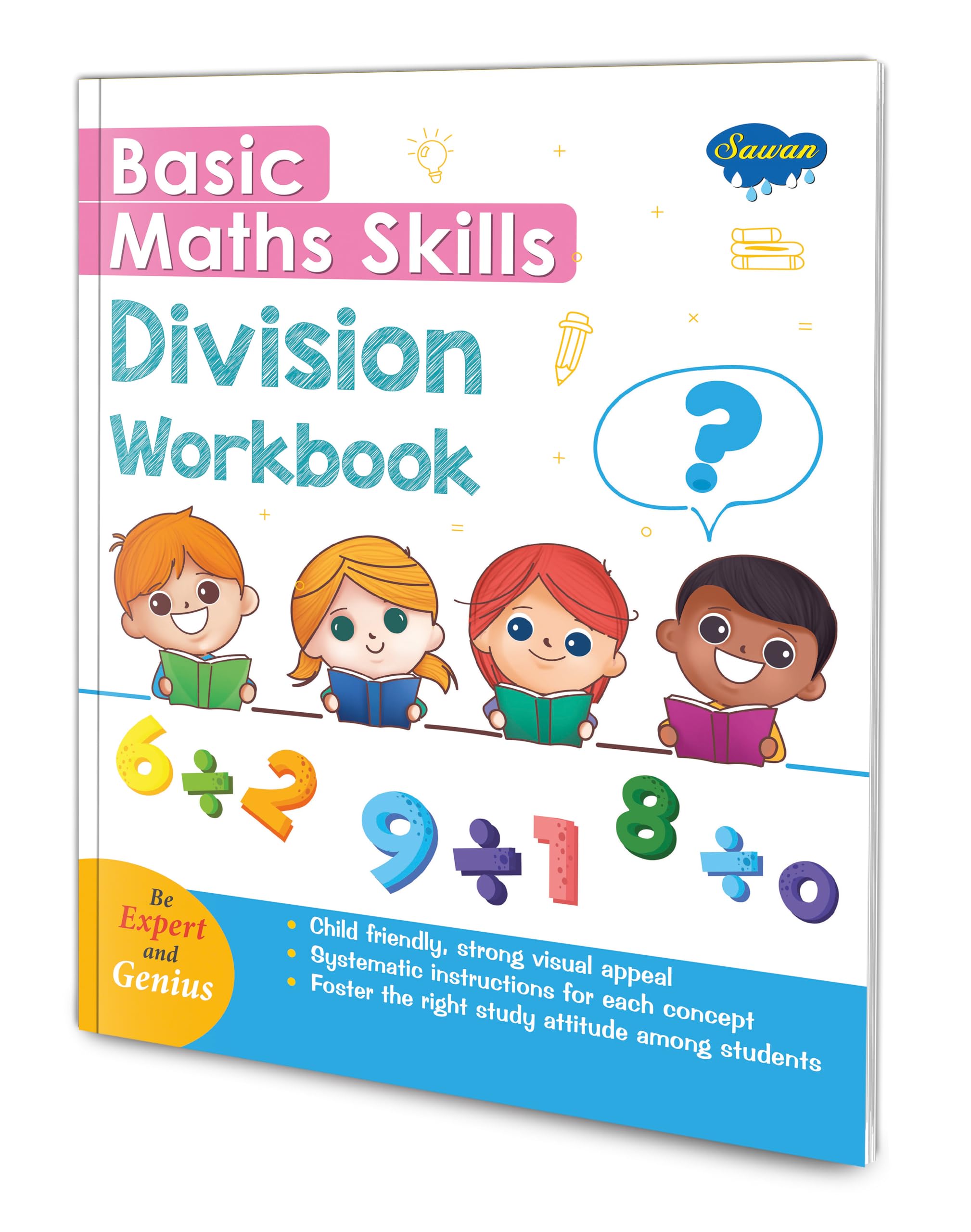 BASIC MATHS SKILLS WORKBOOK Division | A perfect book for division learning [Paperback] SAWAN