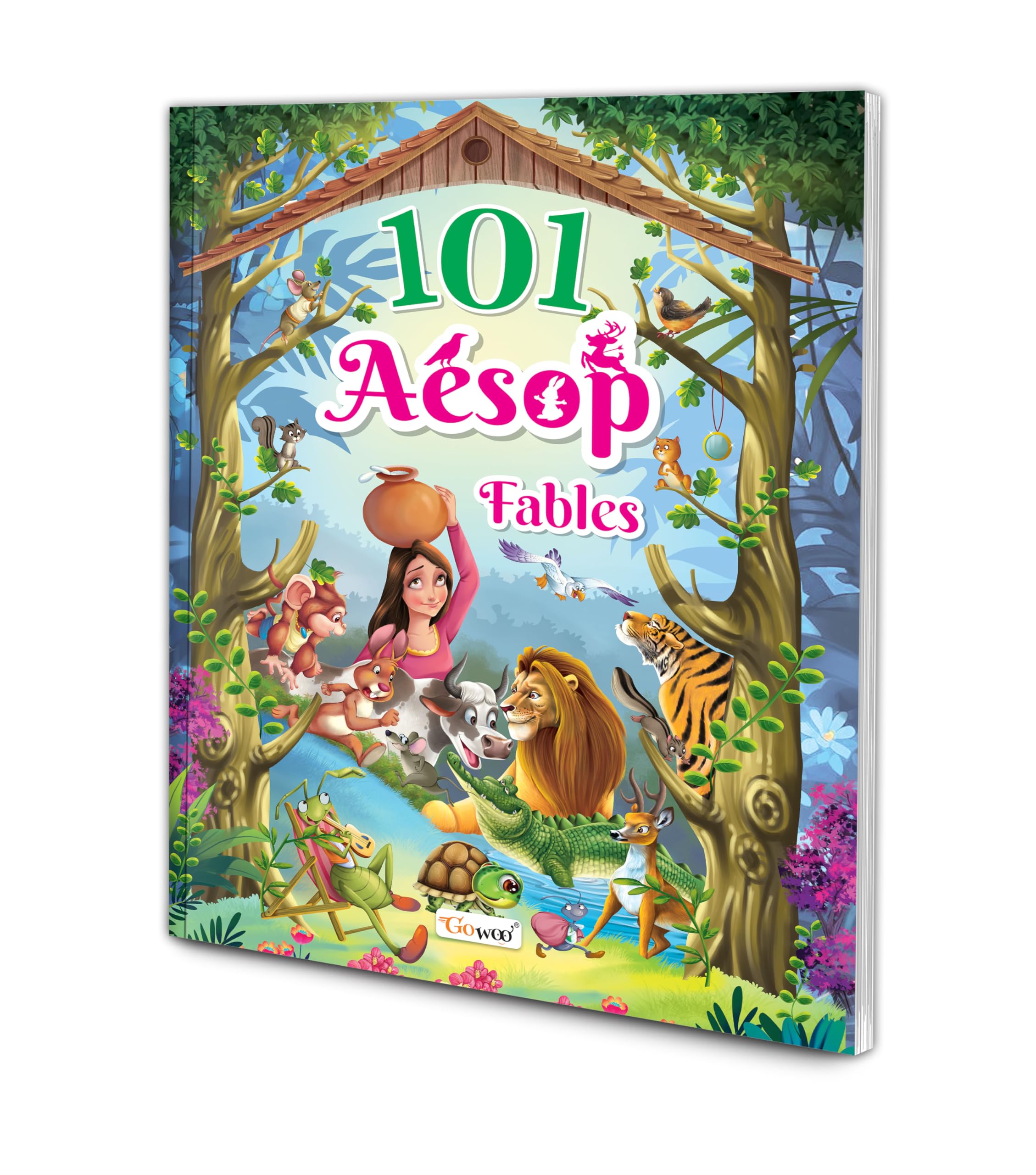 101 Aesop Fables (Ages 312) (Paperback) : Learning adventures book, Kids story book, Early reader story book, Classic childrens