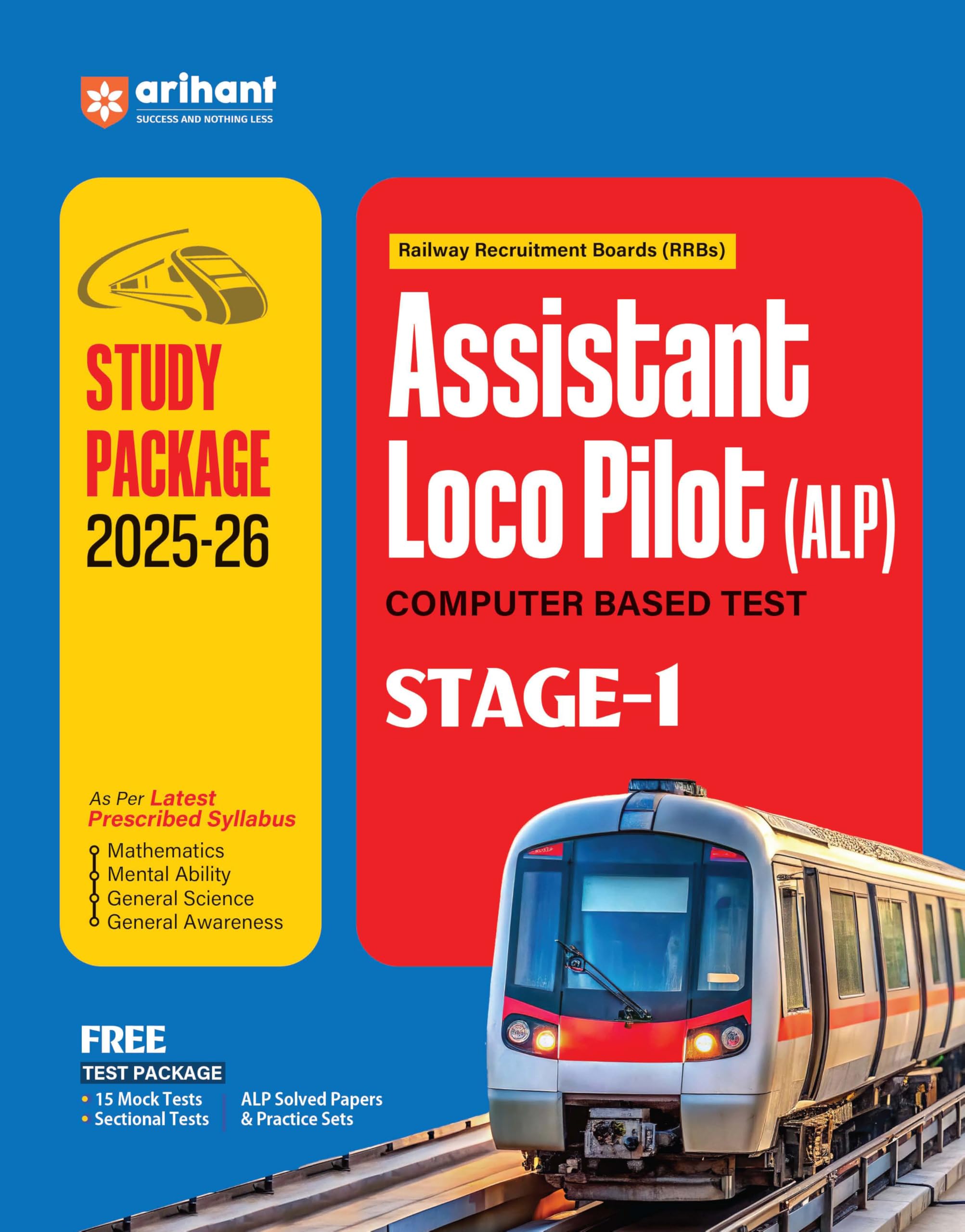 Railway Bharti Board (RRBS) Study Package 202526 Assistant Loco Pilot (ALP) Computer Based Test Stage 1