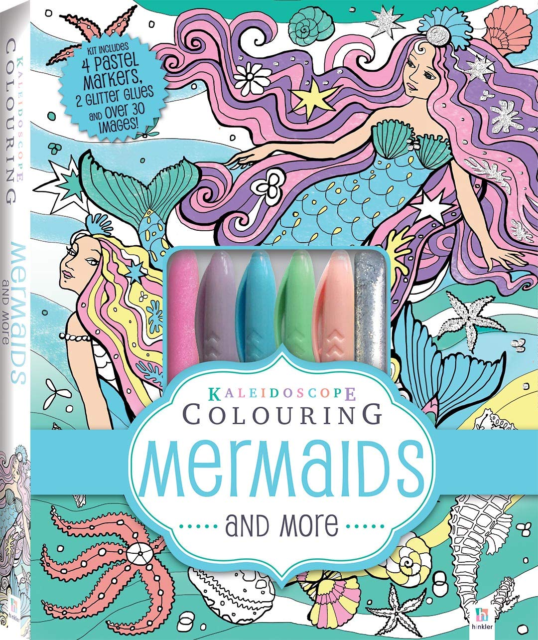 Kaleidoscope Colouring Kit: Mermaids And More