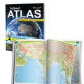 School Atlas Latest Edition in English | Comprehensive Geography Atlas for Students with Detailed Political and Physical Maps | 