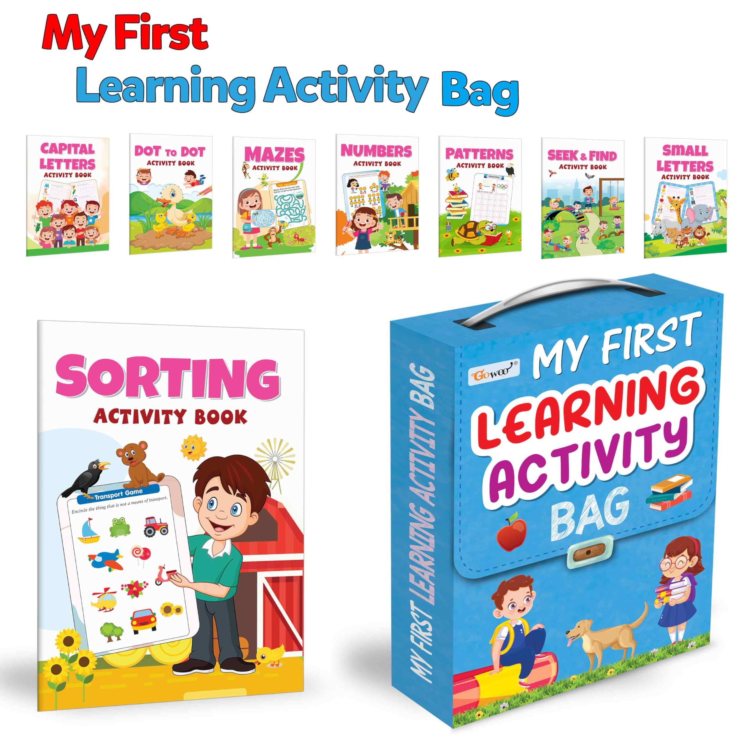 My first Activity Box : Kids first Activity little library, Activity book for kids, Early learning books, Picture book collectio